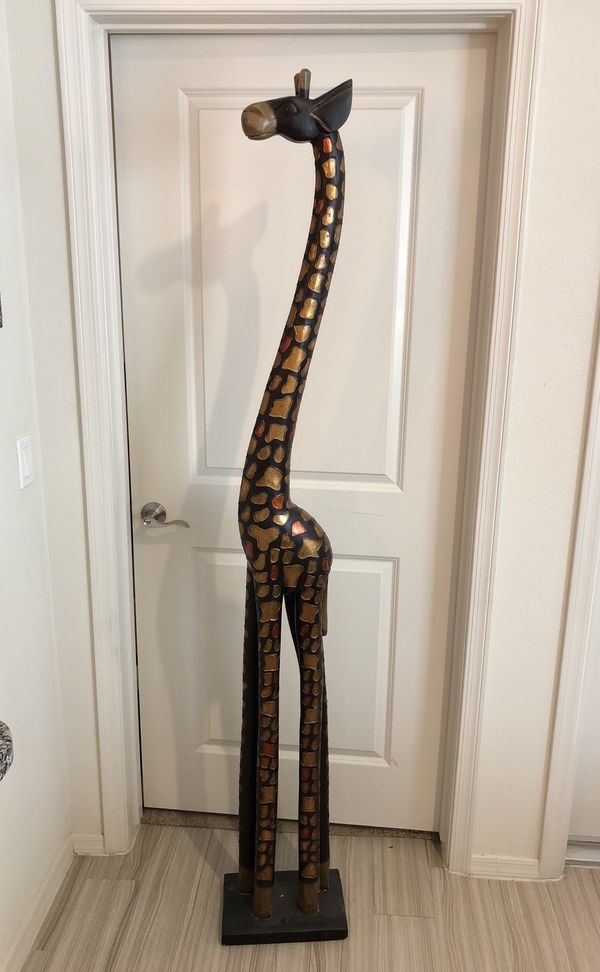 Handcrafted Wooden Giraffe for Sale in Gilbert, AZ OfferUp