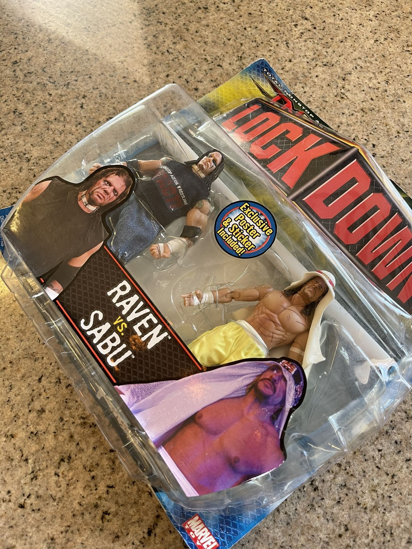 WWE TNA RAVEN vs. SABU WRESTLING FIGURES
