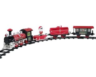 NEW DISNEY THE NIGHTMARE BEFORE CHRISTMAS EXPRESS HOLIDAY TRAIN SET 12 PIECE PLASTIC MODEL BATTERY OPERATED 