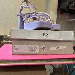 BP Nathen Block Heel Platform Strappy Sandal