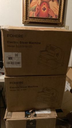 Electric slicing machine