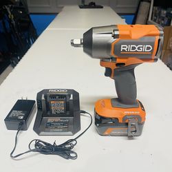 18V Brushless Cordless 1/2 in. Impact Wrench Kit with 4.0 Ah Battery and Charger