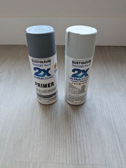 Rust-Oleum 2X Spray Paint - Gray Primer + Perfect Gray