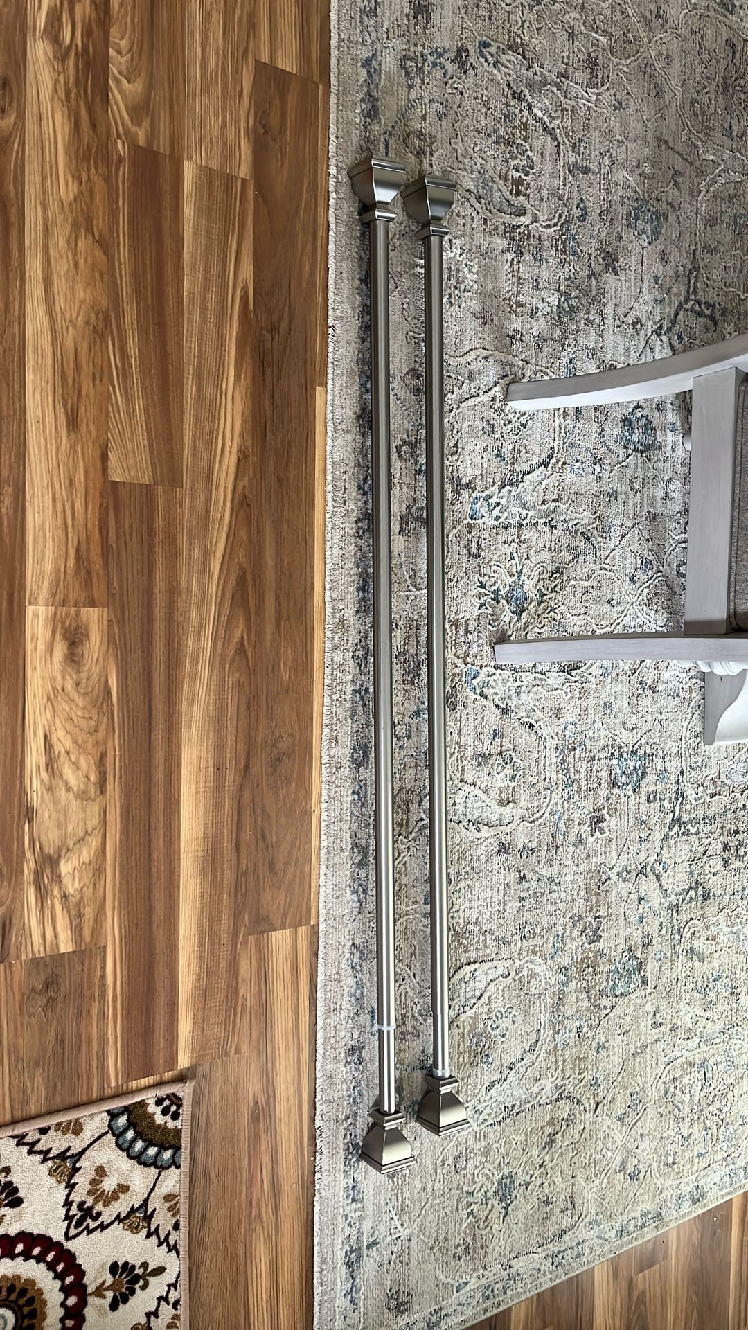 Two Decorative Curtain Rods