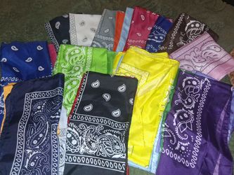 25 Bright Bandanas $1.50 each