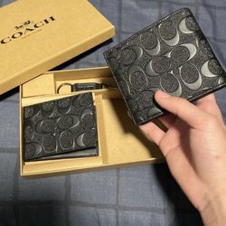 Coach Boxed 3 In 1 Wallet Gift Set