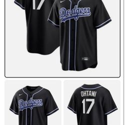 Shohei Ohtani #17 LA Dodgers Black Jersey