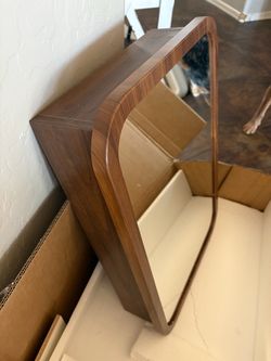 Kezile Walnut Bathroom Medicine Cabinet