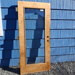 Glass Door 36x80 Wood Exterior 