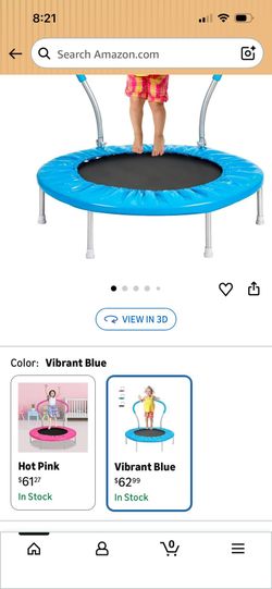 Trampoline with Handle