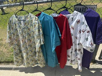 Lot Of Scrub Shirts 3XL