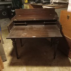Old Folding Top Writing Desk 