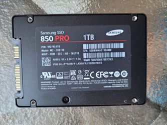 Used Samsung 850 PRO - 1TB - 2.5-Inch SATA III Internal SSD
