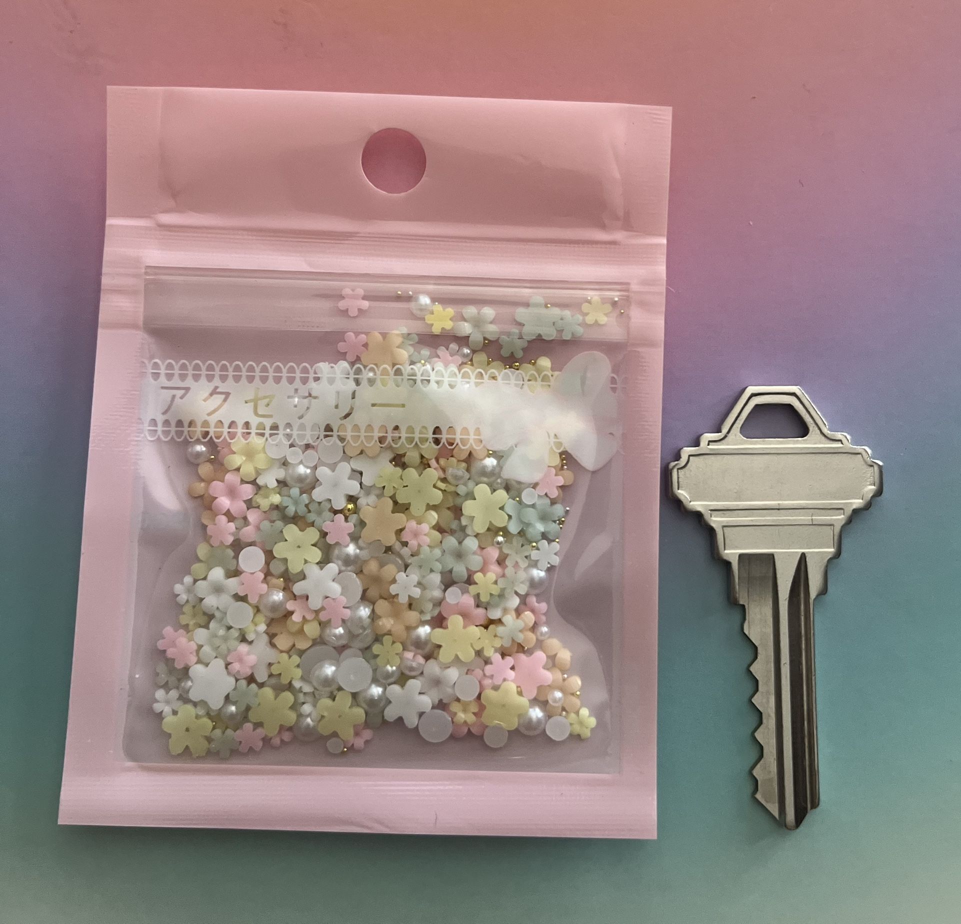 Pastel Flower Charms 