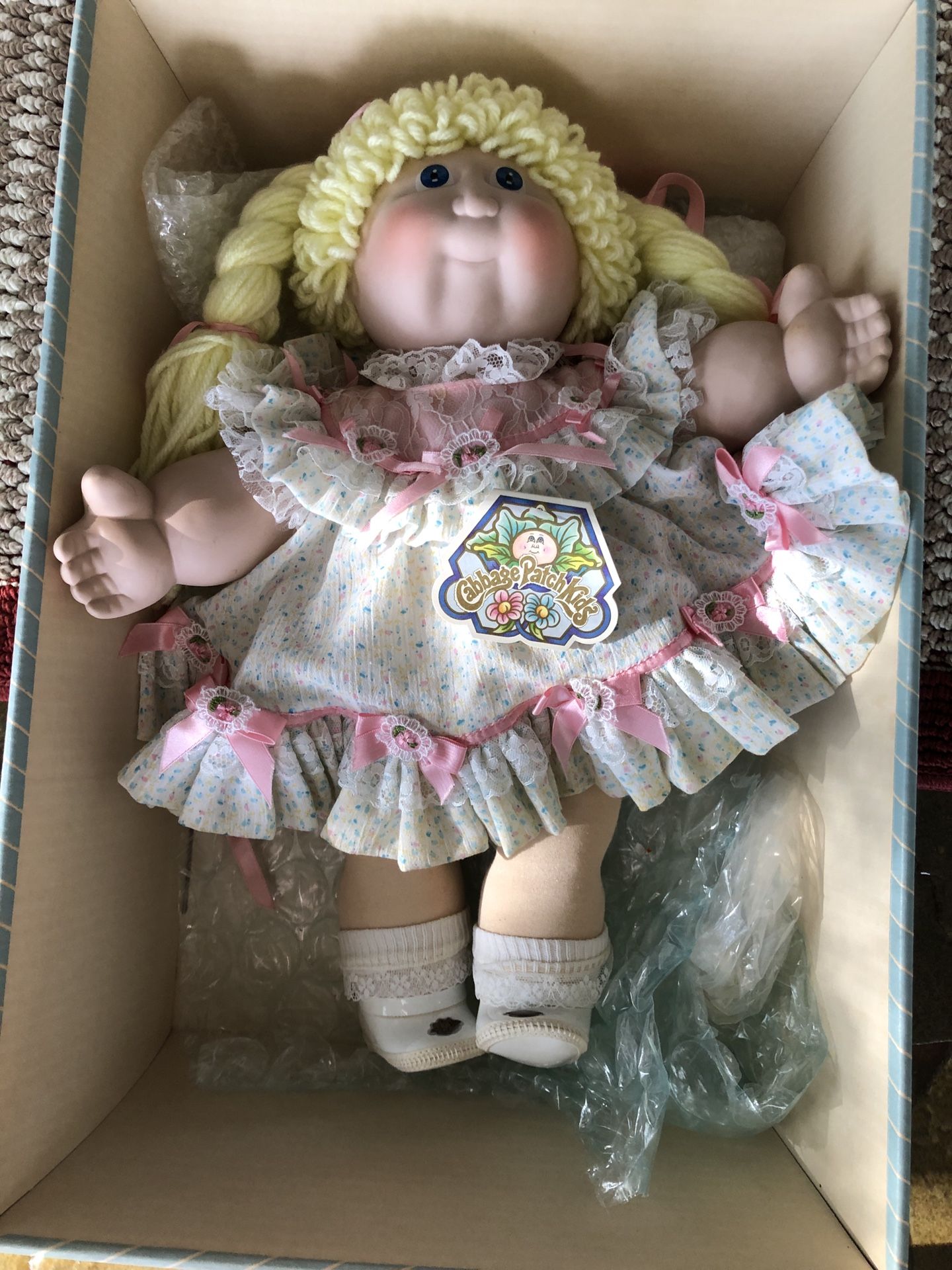 Cabbage Patch Kids Doll 1985 Rare Porcelain W/Tag Signed Numbered Limited Ed