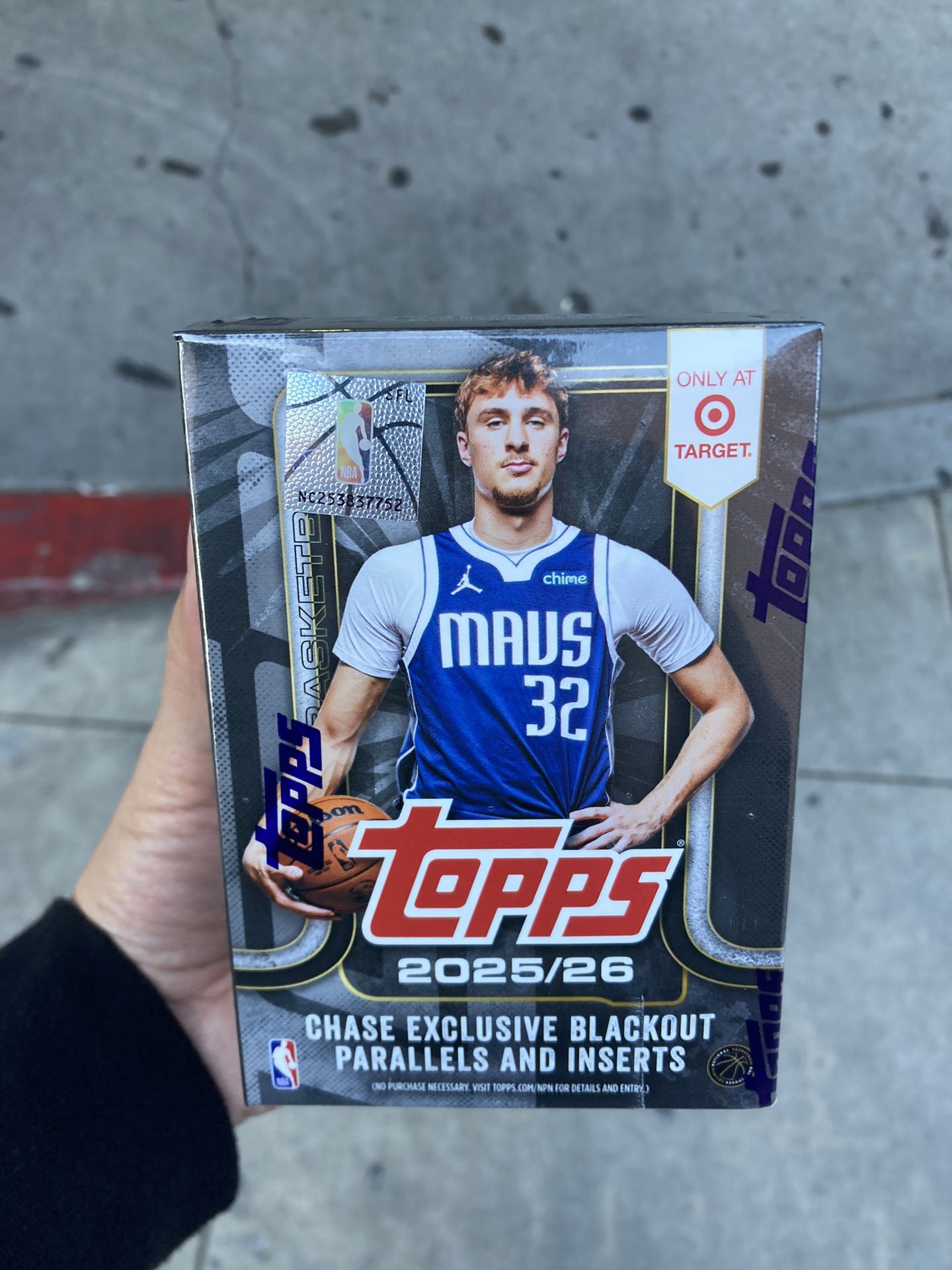 2025-2026 Topps Basketball Target Black Friday Exclusive. Sealed New In Box.
