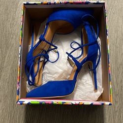 Blue heels