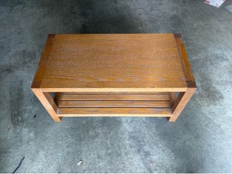 Set of HD tables oak color $65