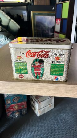 Coca Cola Santa Metal Art Collector Cards 