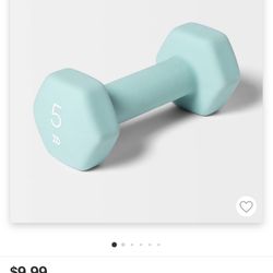 Dumbbell, Set of 5lbs Yellow and 8lbs Blue  - All In Motion
