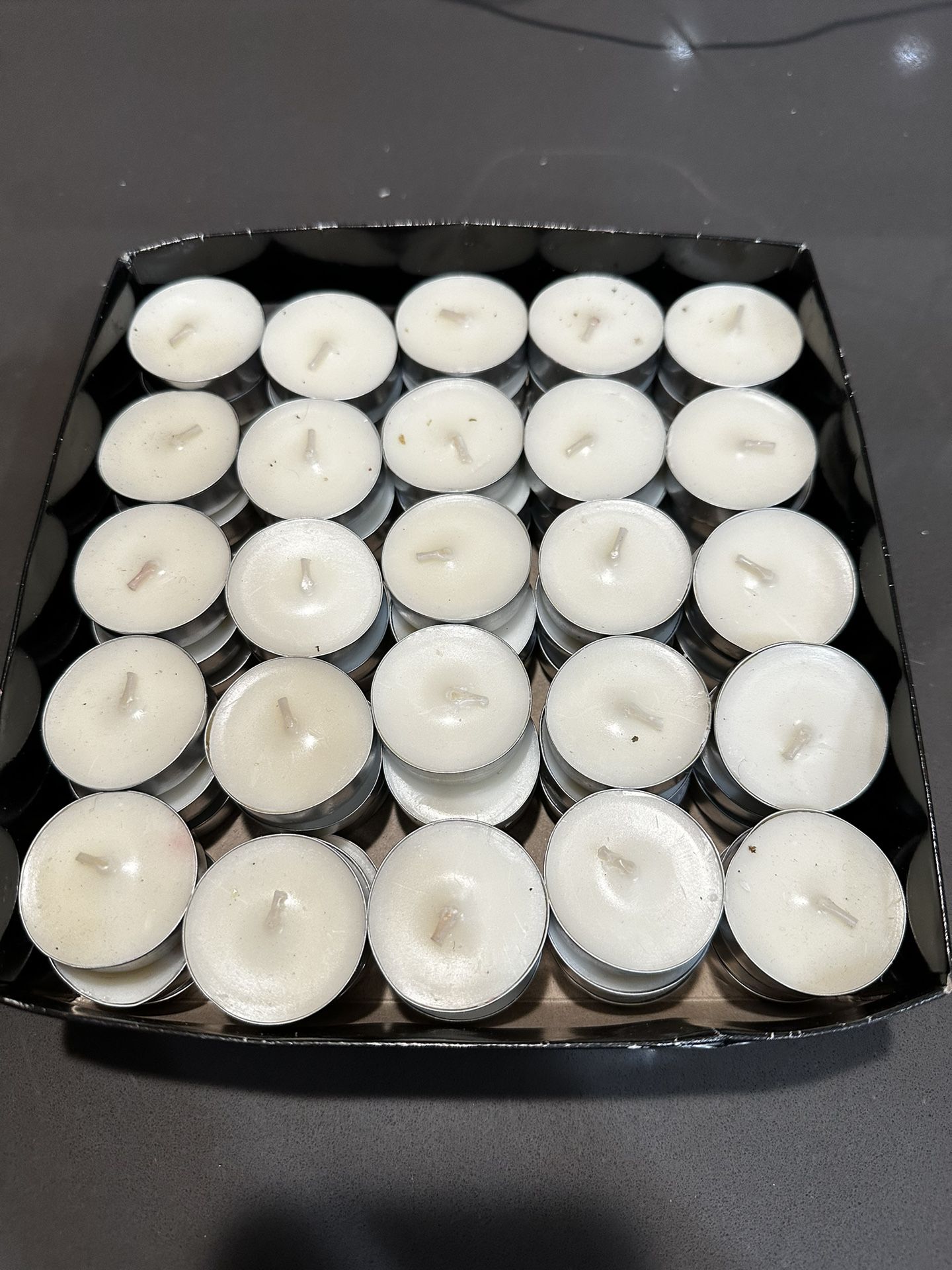 75 White Tea Light Candles