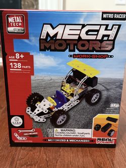 Metal Tech Mech Motors Workshop 138 Parts Brand New