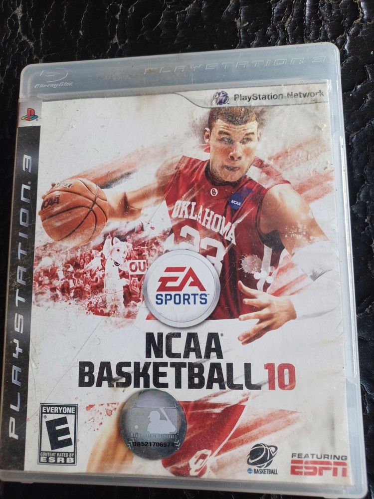 NCAA BASKETBALL 10 PS3 GAME $125 FINAL PRICE SAME DAY SHIPPING 