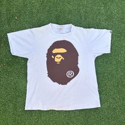 Bape white tee