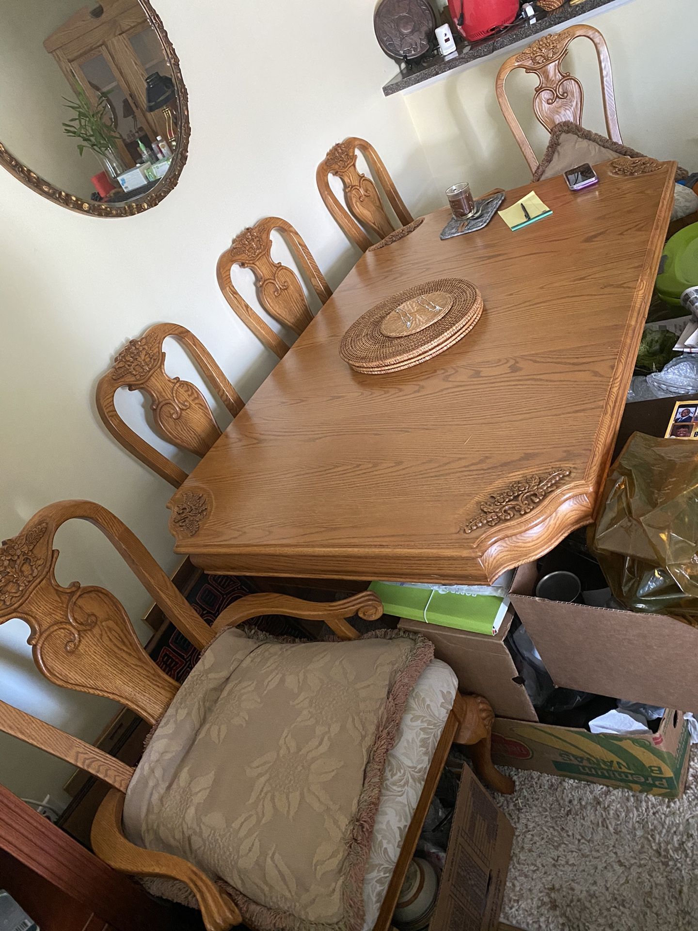 Dining Room table and Wall unit
