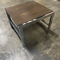 Stain steel frame coffee table