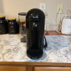 Nespresso VertuoPlus Deluxe Coffee & Espresso Machine in Piano Black