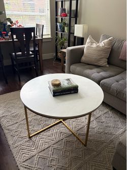 Faux Marble Coffee Table