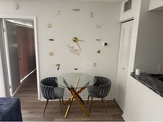 Table and chairs