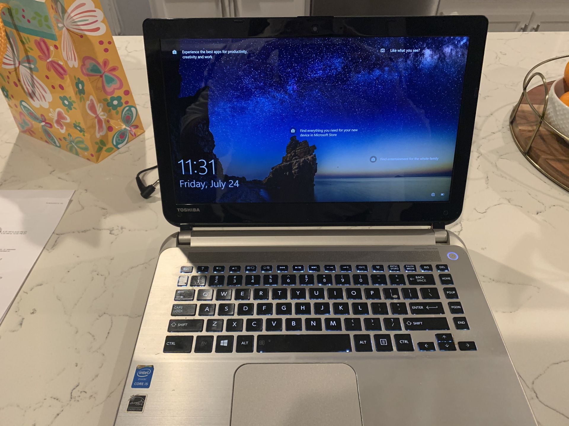 Toshiba laptop in very good condition
