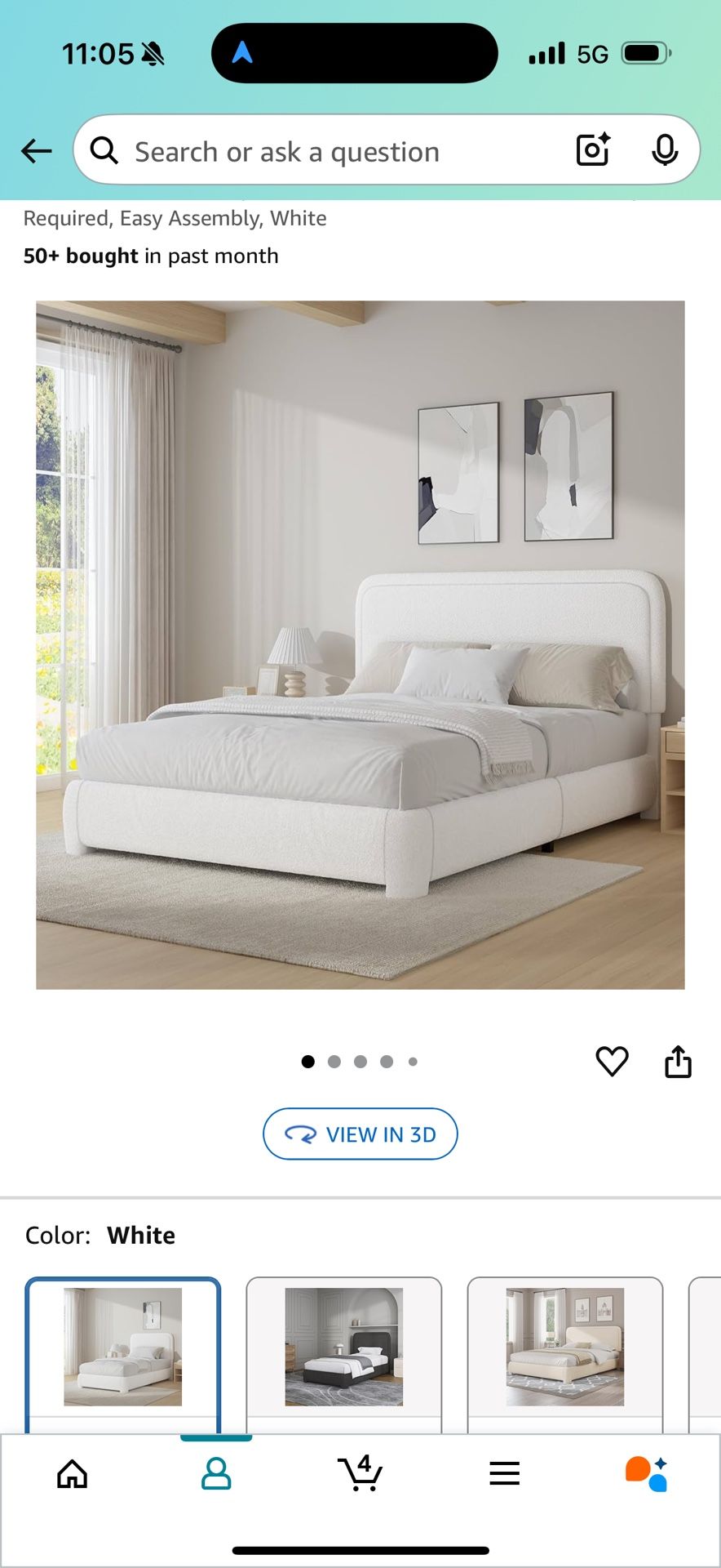 Full Size Bed Frame + Mattress