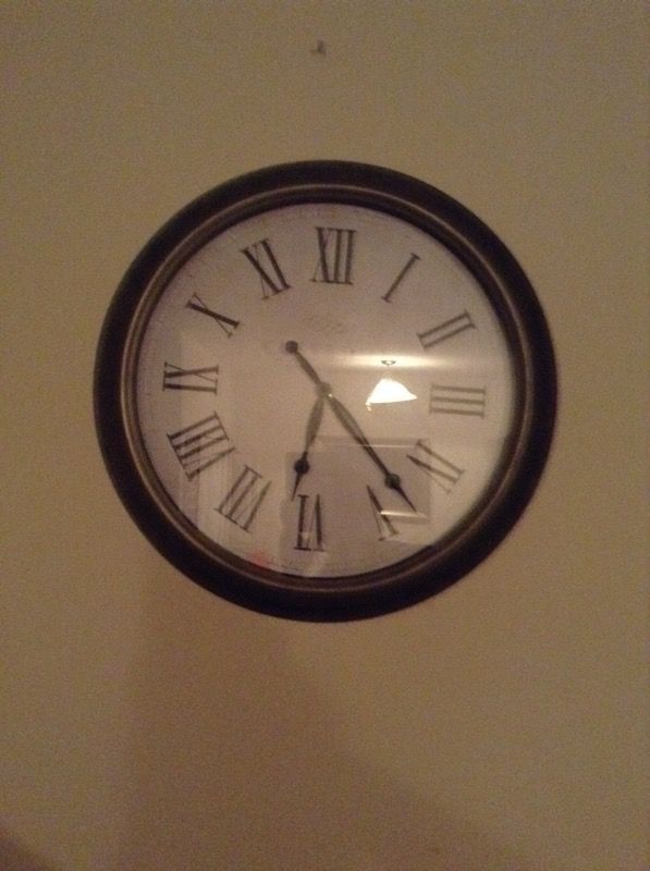 "Clevedon Clock Company" Large Wall Clock