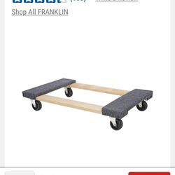 (2) FRANKLIN 30 in. x 18 in., 1000 lb. Capacity Hardwood Dolly