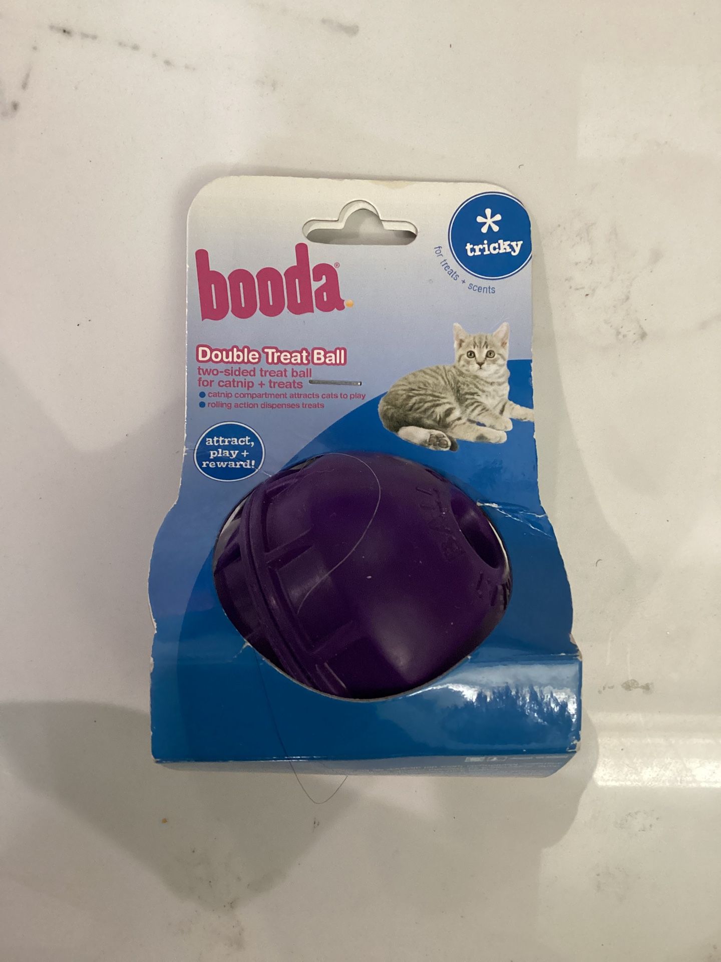 Booda Dog Toy Small Breed Double Treat Ball
