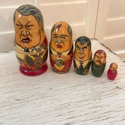 Nesting Dolls, Vintage, Russian, 1992