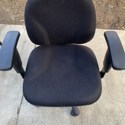 Black Rolling Chair