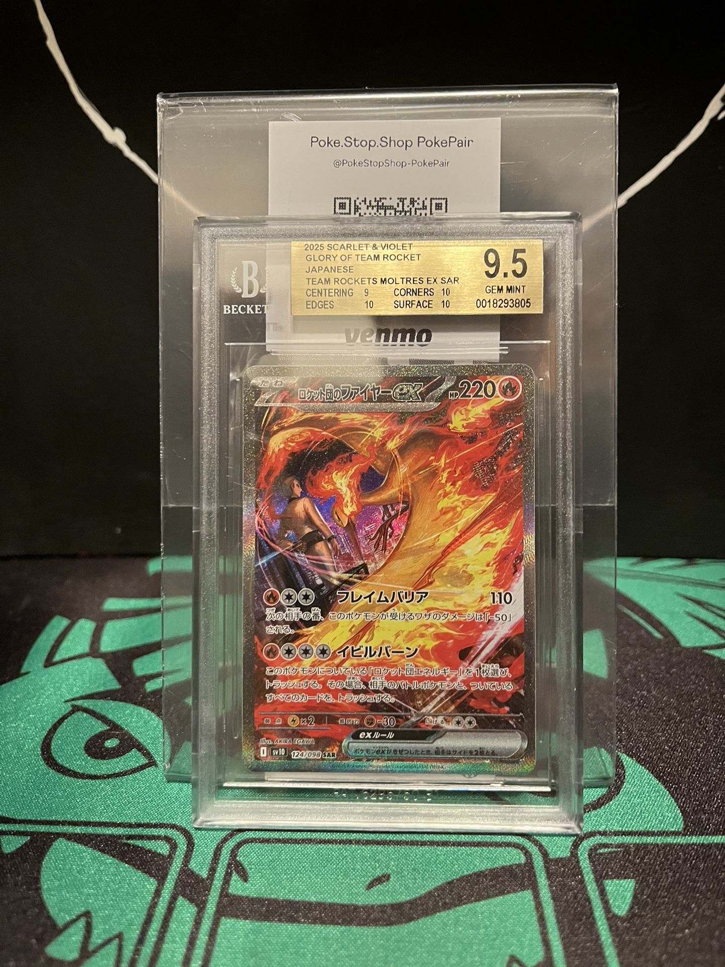 BGS 9.5 Team Rocket’s Moltres – Holiday Ready!