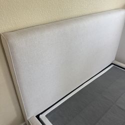 Living Space Queen Bed Frame + Box Spring – $480 (Like New!)