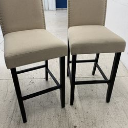 Leather High Chair / Bar Stools