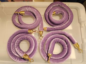 Velvet crowd control ropes