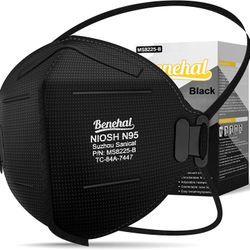 Face Mask Black,50 Pack