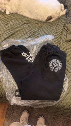 Chrome hearts sweat pants size small used