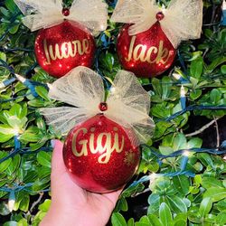 christmas ornaments personalized