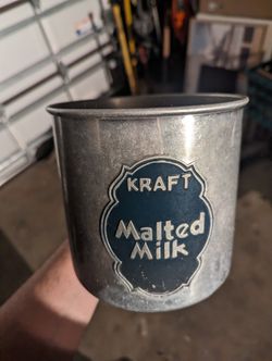Antique Kraft Malted Milk Tin