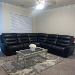 Leather Sectional 
