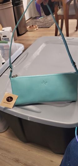 Designer Monsac Leather Handbag 